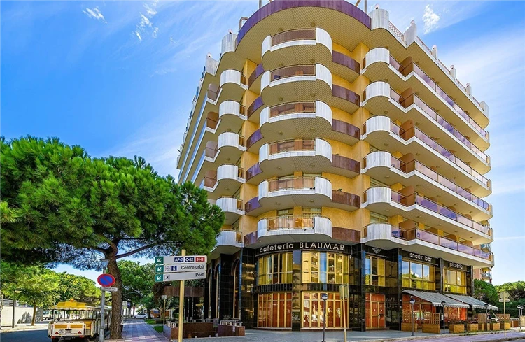 Exteriér budovy hotelu Blaumar v Blanes | Blanes / Hotel Blaumar