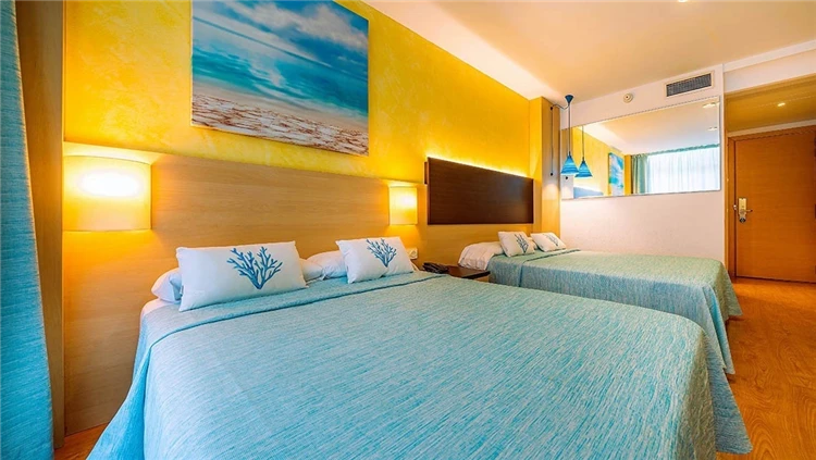 Zařízený pokoj hotelu Blaumar | Blanes / Hotel Blaumar