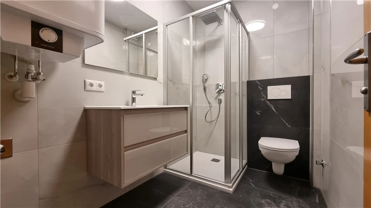 Obývací prostor apartmánu s mořským výhledem, Naranča | Baška / Apartmánový dům Naranča