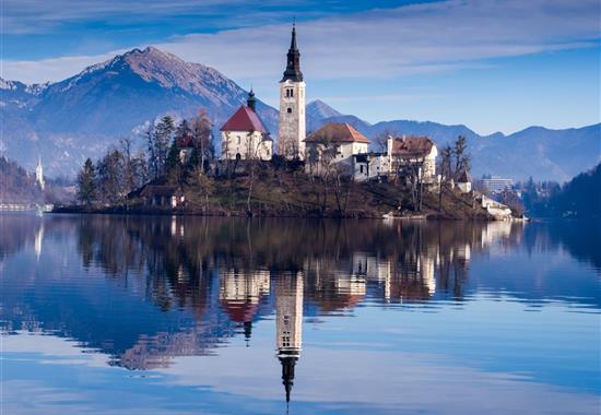 Romantický advent u jezera Bled - Slovinsko
