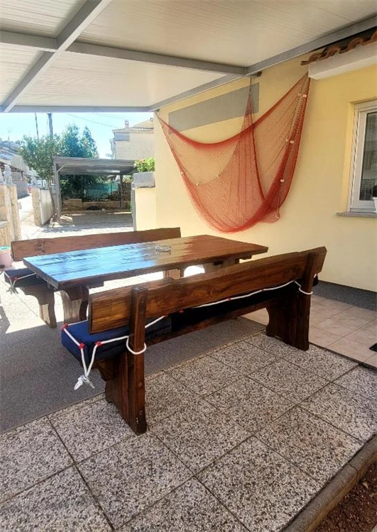 Terasa s posezením v Apartmánovém domě Sojka | Rovinj / Apartmánový dům Sojka