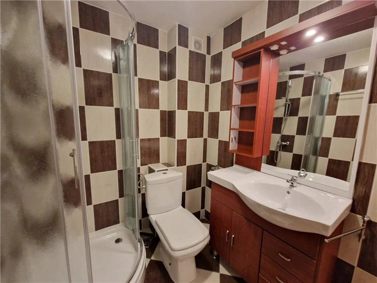 Koupelna apartmánu AQ 3 ve vile Aquarium | Baška / Villa Aquarium