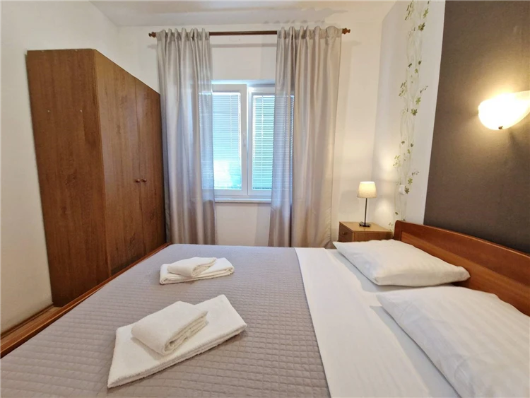 Ložnice penthouse ve vile Aquarium | Baška / Villa Aquarium