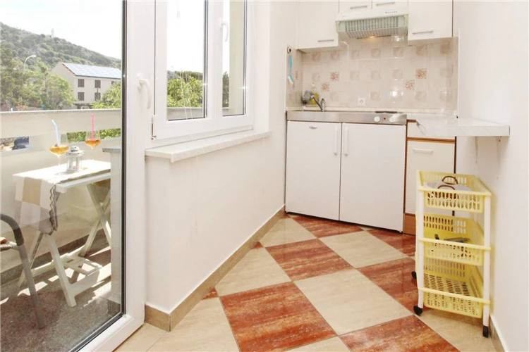 Kuchyň apartmánu Dorcic AQ 2 ve vile Aquarium | Baška / Villa Aquarium