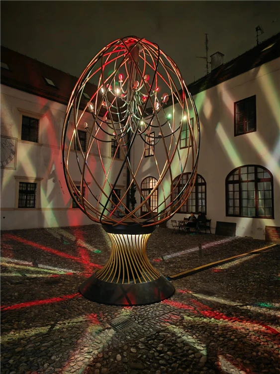 Světelná instalace na festivalu v Záhřebu | Festival světel Záhřeb a termální lázně