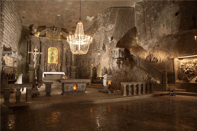 Kaple sv. Kingy v solném dole Wieliczka u Krakova | Advent v Krakově - městě králů a umění