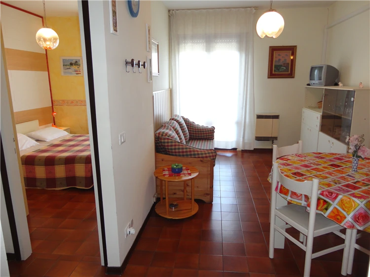 Obývací pokoj apartmánu v Residence Aurora | Caorle - Porto Santa Margherita / Residence Aurora