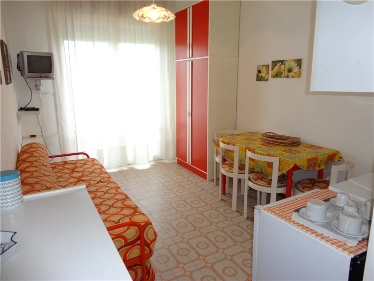 Obývací pokoj apartmánu v Residence Ghirlandina | Caorle - Porto Santa Margherita / Residence Ghirlandina