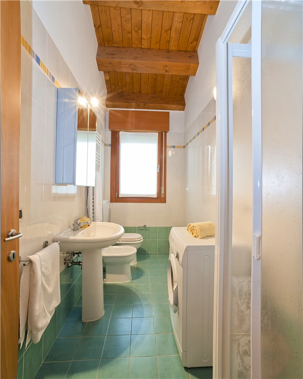 Koupelna apartmánu v Residence Roberta | Caorle / Residence Roberta