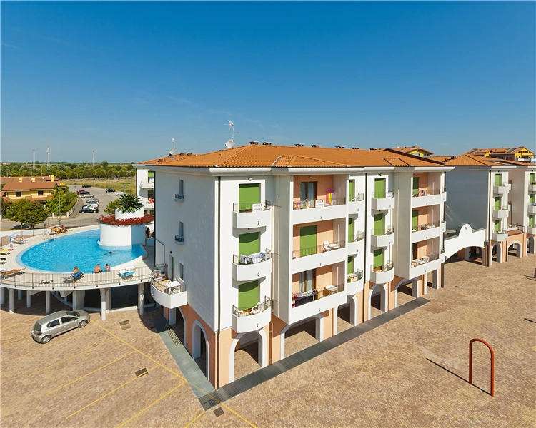 Vstupní část nebo průčelí residence Galleria Gran Mado | Caorle / Residence Galleria Gran Mado