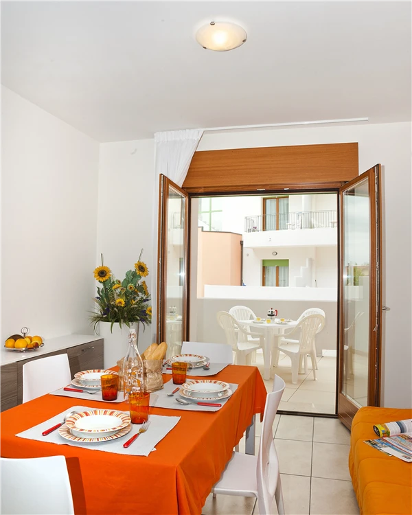 Kuchyňský kout v apartmánu rezidence Galleria Gran Mado | Caorle / Residence Galleria Gran Mado