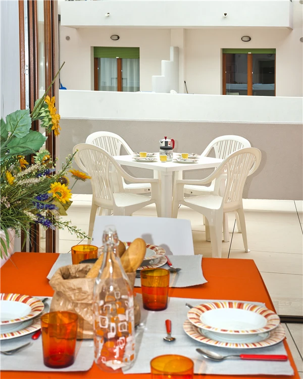 Ložnice s lůžky v apartmánu Galleria Gran Mado v Caorle | Caorle / Residence Galleria Gran Mado