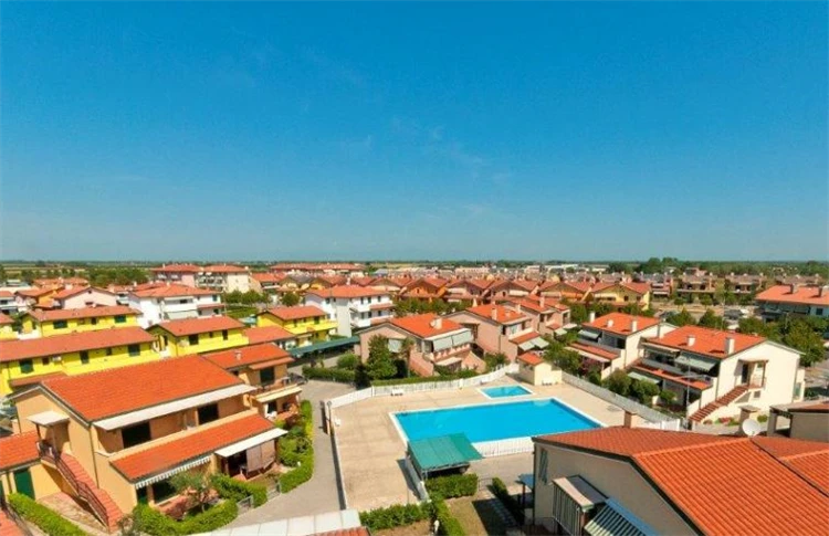 Areál kempu Villaggio Cristina v Caorle z ptačí perspektivy | Caorle / Villaggio Cristina