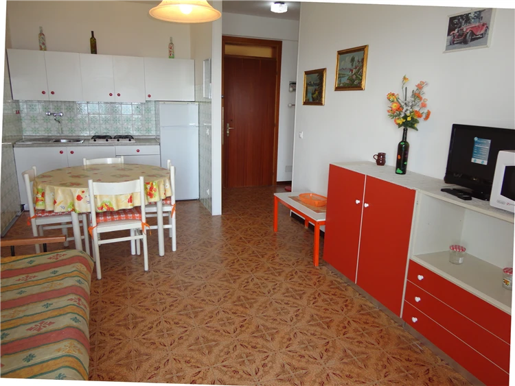 Obývací pokoj v apartmánu Residence Marco Polo | Caorle - Porto Santa Margherita / Residence Marco Polo