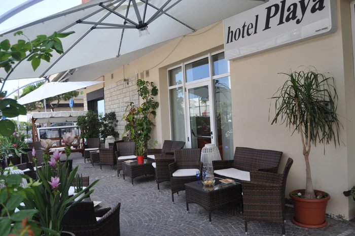 Plážová oblast v blízkosti hotelu Playa, Rimini | Rimini / Hotel Playa