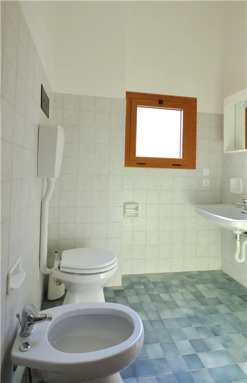Koupelna menšího apartmánu v Residence Laguna Grande | Bibione / Residence Laguna Grande