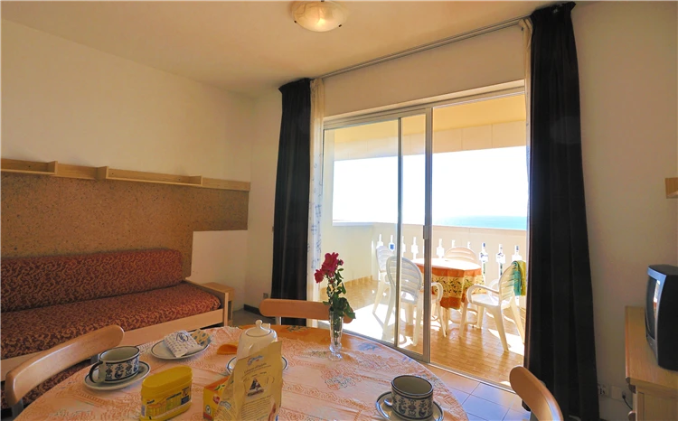 Obývací část apartmánu typu A v Residence Scorpios Bibione | Bibione / Residence Scorpios