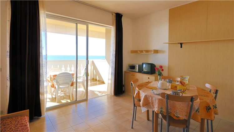 Interiér apartmánu typu A2 v Residence Scorpios | Bibione / Residence Scorpios