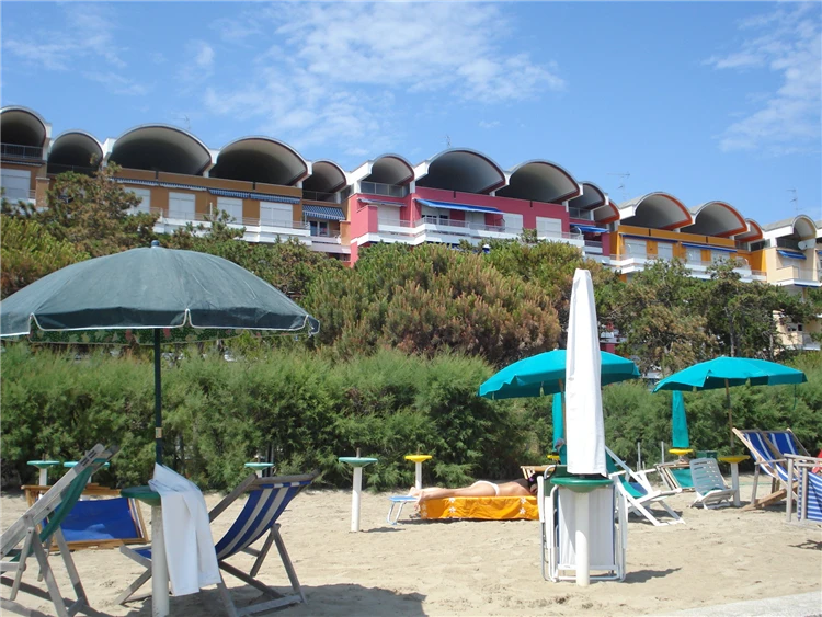 Pláž u Residence Miramare v Caorle | Caorle - Porto Santa Margherita / Residence Miramare