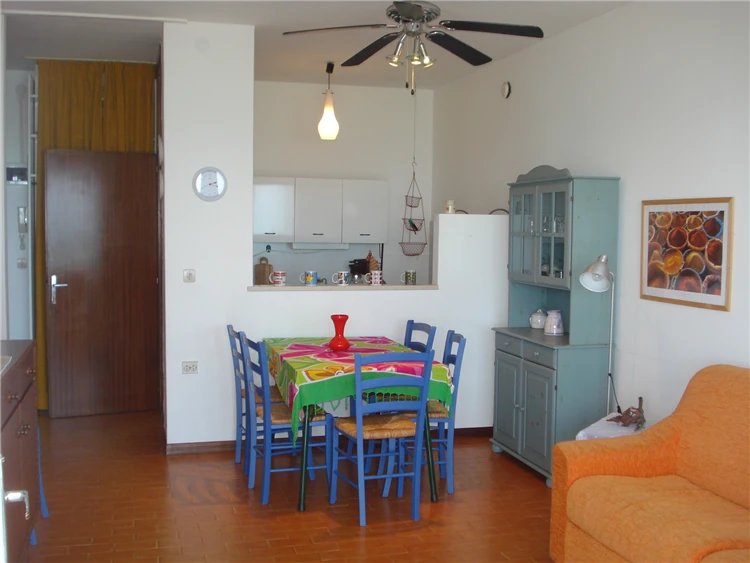 Apartmán č. 218 v Residence Miramare – kuchyňský kout | Caorle - Porto Santa Margherita / Residence Miramare