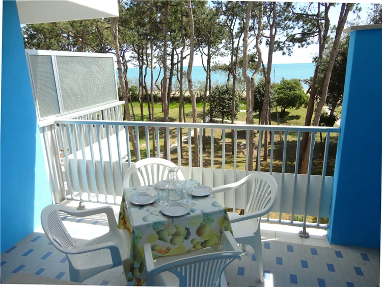 Apartmán č. 2/8 v Residence Miramare – terasa | Caorle - Porto Santa Margherita / Residence Miramare