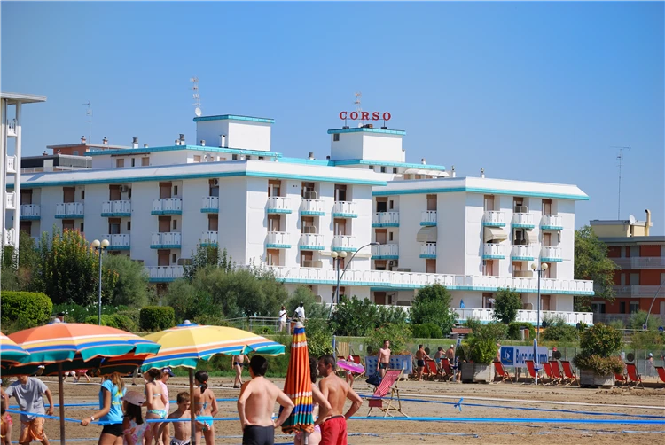Exteriér Residence Corso v italském Bibione | Bibione / Residence Corso