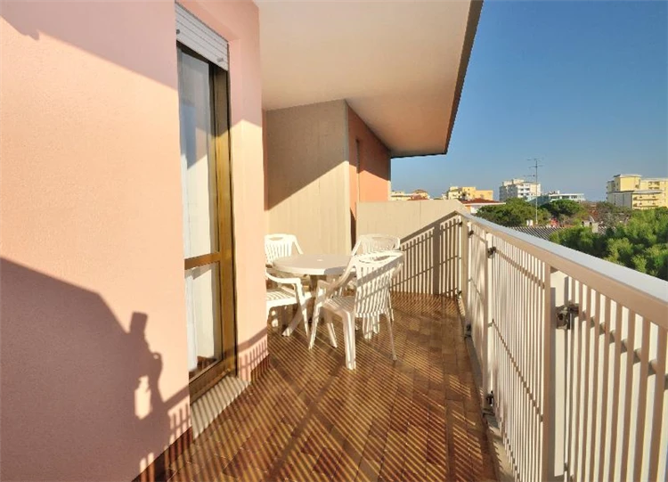 Terasa apartmánu Tiepolo s výhledem, Bibione | Bibione / Residence Tiepolo