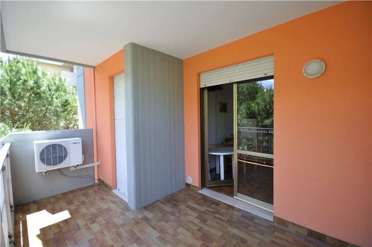 Terasa apartmánu 8B v Residence Tiziano Bibione | Bibione / Residence Tiziano