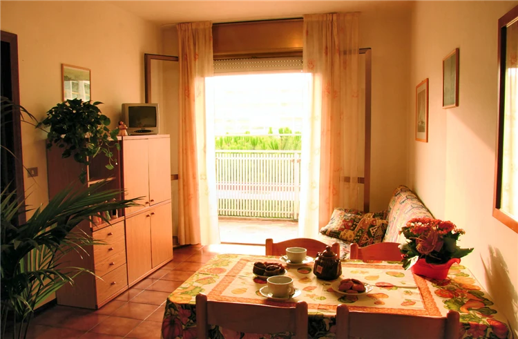 Obývací část apartmánu v Residence Tiziano Bibione | Bibione / Residence Tiziano