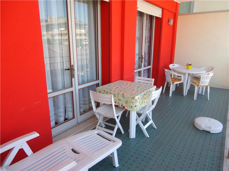 Terasa apartmánu 14b v Residence Acapulco | Caorle - Porto Santa Margherita / Residence Acapulco