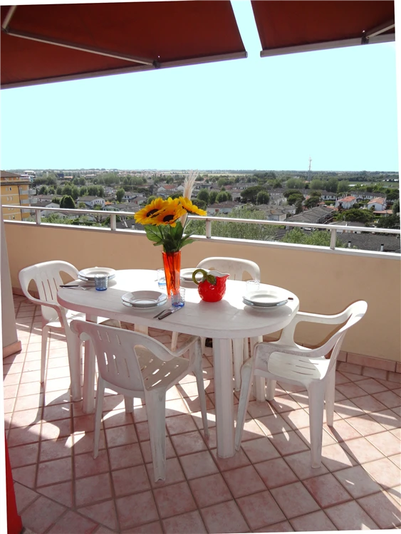 Koupelna v patře apartmánu 27 attico, Acapulco | Caorle - Porto Santa Margherita / Residence Acapulco