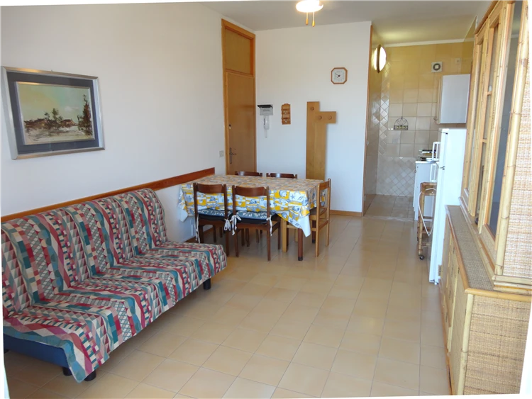 Obývací pokoj apartmánu 29 v Residence Acapulco | Caorle - Porto Santa Margherita / Residence Acapulco