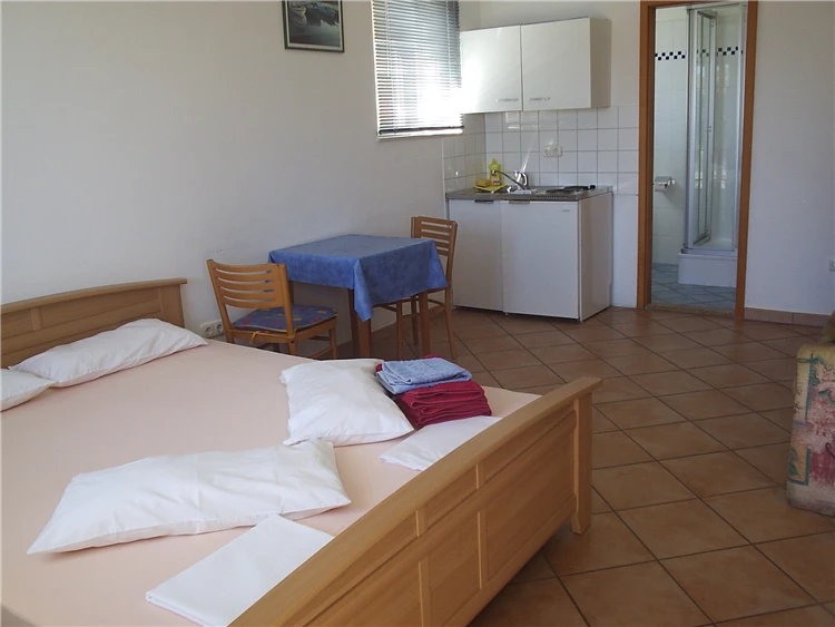 Interiér apartmánu Michaljević – obývací pokoj | Omiš-Duće / Apartmánový dům Michaljević