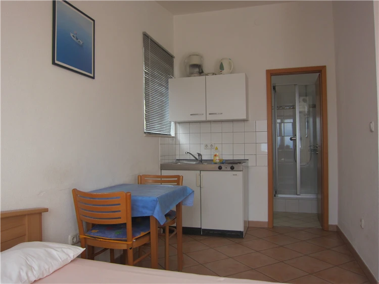 Výhled z terasy apartmánů Michaljević v Omiši | Omiš-Duće / Apartmánový dům Michaljević