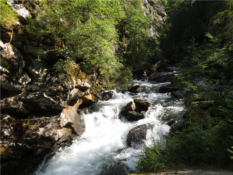 Výhled na rakouské hory během výletu | Ledovec Dachstein - pohodová letní turistika