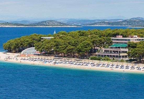 Primošten - hotel a pavilony Zora - Dalmácie